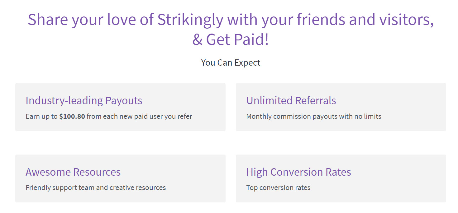 圖片取自Strikingly產品 圖片取自Strikingly產品